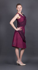 Burgundy Sleeveless Dress