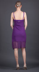 Violet Transparent Dress