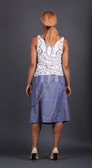 Blue Irridecent Skirt