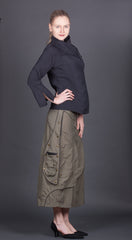 Army Green Parachute Skirt