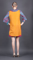 Yellow Tunic with Nuno Felting