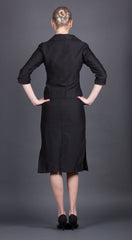 Black Suit with Pencil Skirt